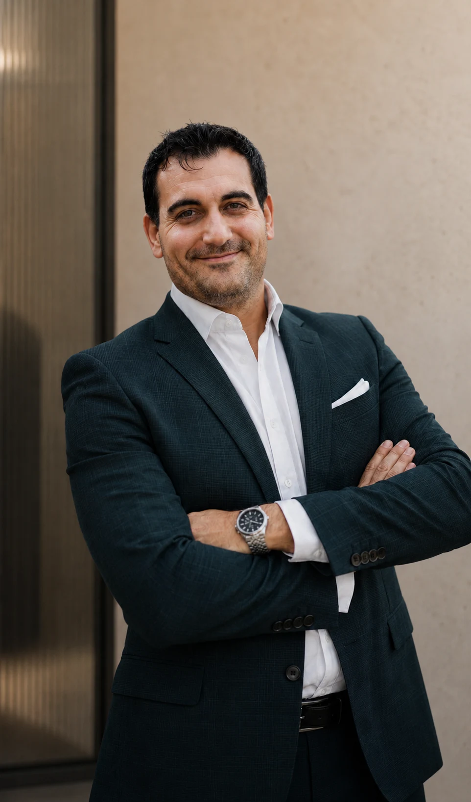 Stefano Venturino in un ambiente professionale